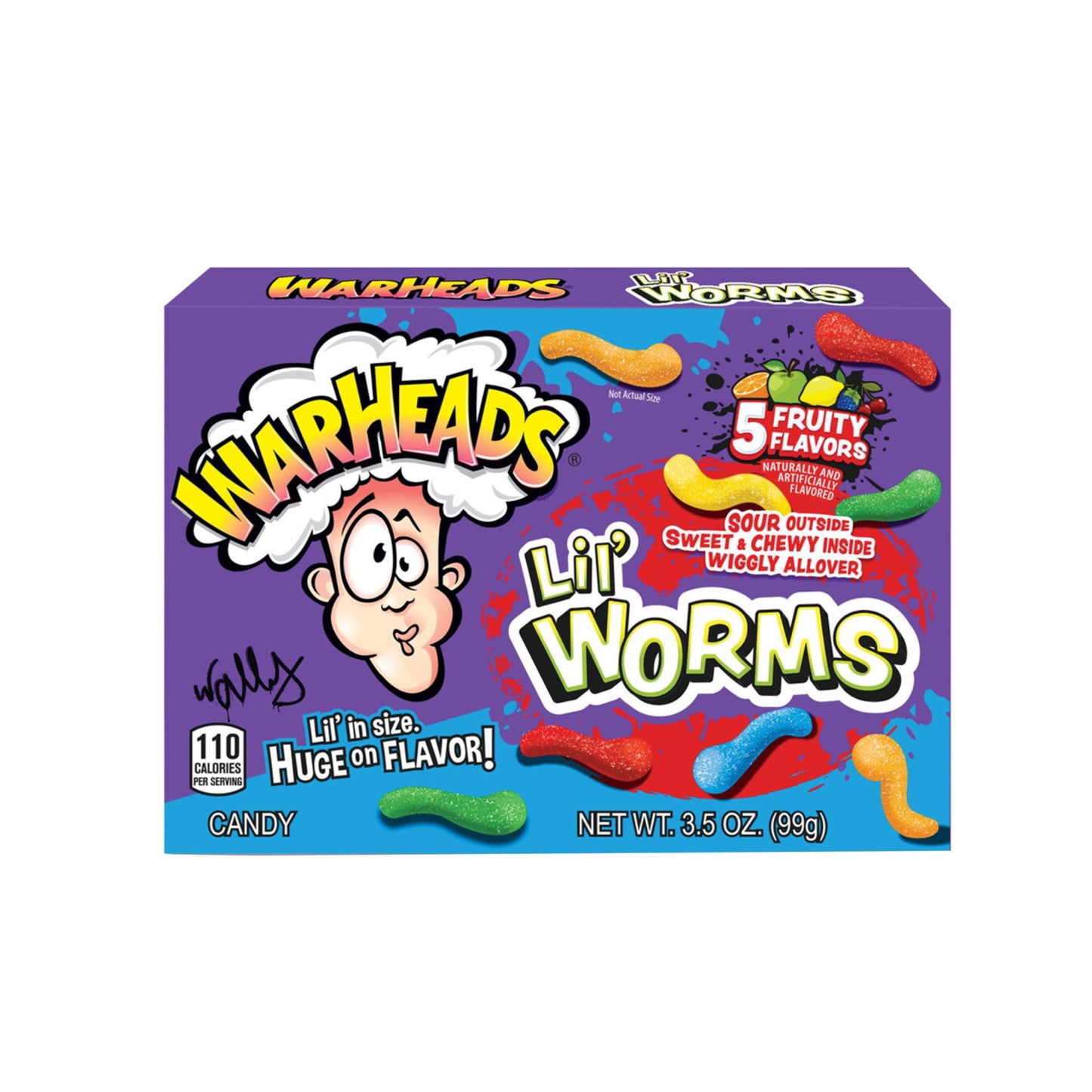 Warheads Lil Worms 99g